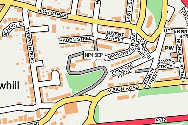 NP4 6EP map - OS OpenMap – Local (Ordnance Survey)