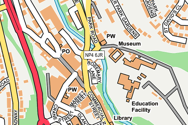 NP4 6JR map - OS OpenMap – Local (Ordnance Survey)