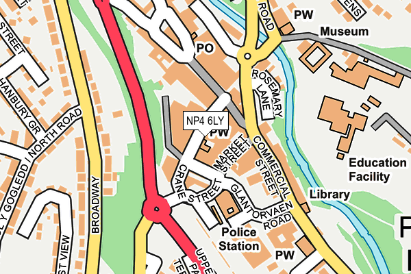 Map of OUTLET WHOLESALE LTD at local scale
