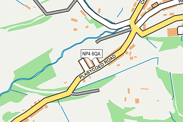 NP4 6QA map - OS OpenMap – Local (Ordnance Survey)