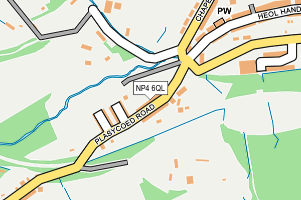 NP4 6QL map - OS OpenMap – Local (Ordnance Survey)