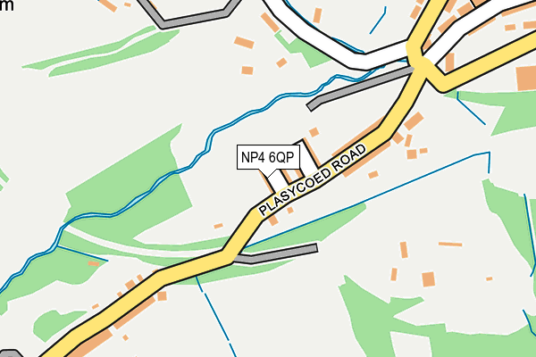 NP4 6QP map - OS OpenMap – Local (Ordnance Survey)