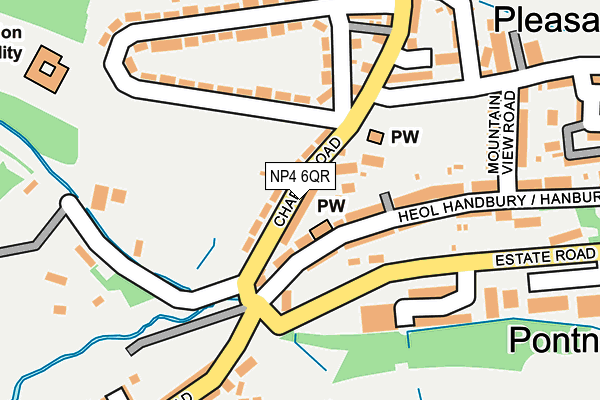 NP4 6QR map - OS OpenMap – Local (Ordnance Survey)