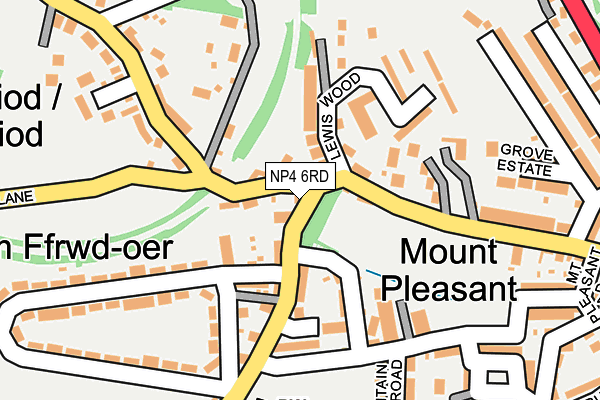 NP4 6RD map - OS OpenMap – Local (Ordnance Survey)