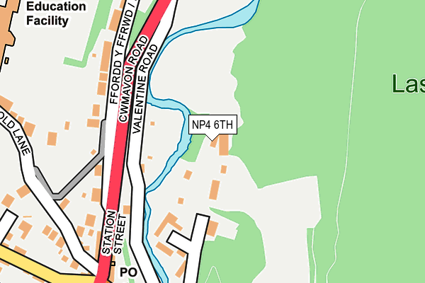 NP4 6TH map - OS OpenMap – Local (Ordnance Survey)