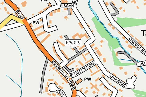 NP4 7JB map - OS OpenMap – Local (Ordnance Survey)