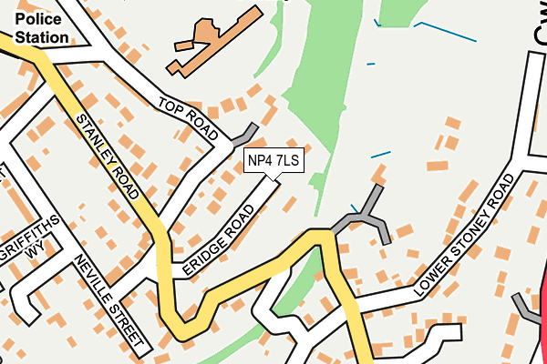 NP4 7LS map - OS OpenMap – Local (Ordnance Survey)