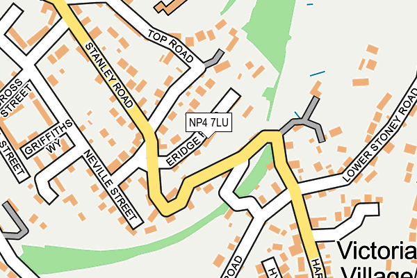 NP4 7LU map - OS OpenMap – Local (Ordnance Survey)