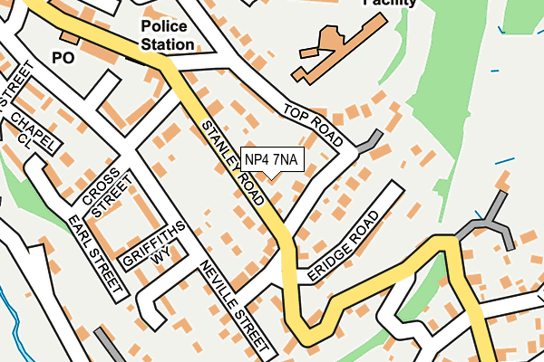 NP4 7NA map - OS OpenMap – Local (Ordnance Survey)