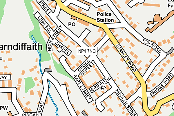 NP4 7NQ map - OS OpenMap – Local (Ordnance Survey)
