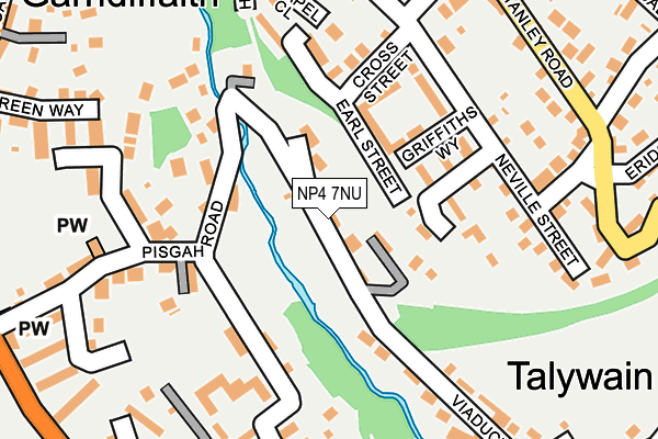 NP4 7NU map - OS OpenMap – Local (Ordnance Survey)