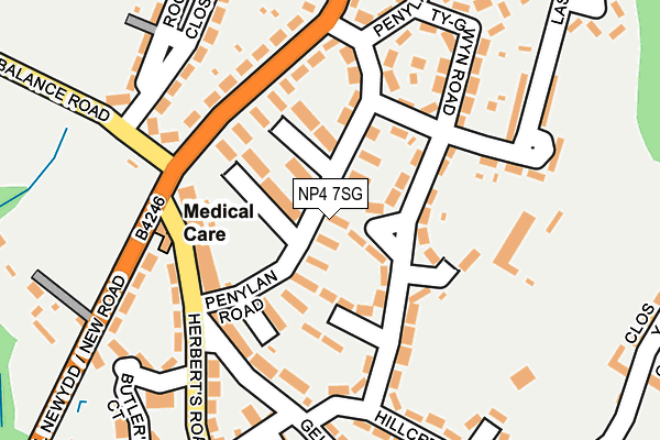 NP4 7SG map - OS OpenMap – Local (Ordnance Survey)