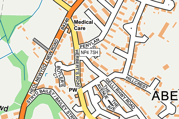 NP4 7SH map - OS OpenMap – Local (Ordnance Survey)