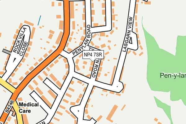 NP4 7SR map - OS OpenMap – Local (Ordnance Survey)