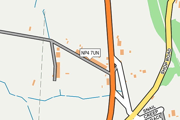 NP4 7UN map - OS OpenMap – Local (Ordnance Survey)