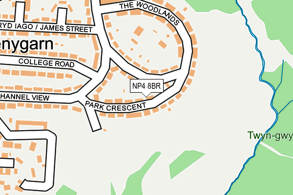 NP4 8BR map - OS OpenMap – Local (Ordnance Survey)