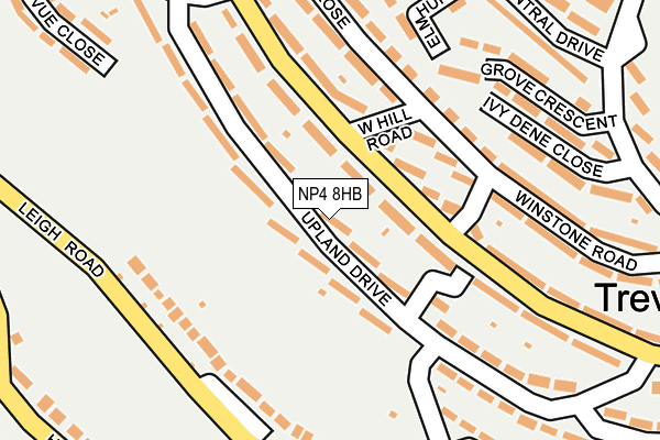 NP4 8HB map - OS OpenMap – Local (Ordnance Survey)