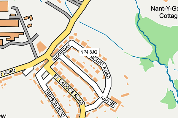 NP4 8JQ map - OS OpenMap – Local (Ordnance Survey)