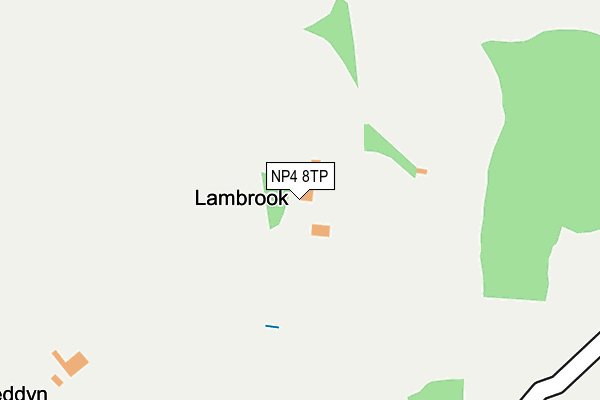 NP4 8TP map - OS OpenMap – Local (Ordnance Survey)