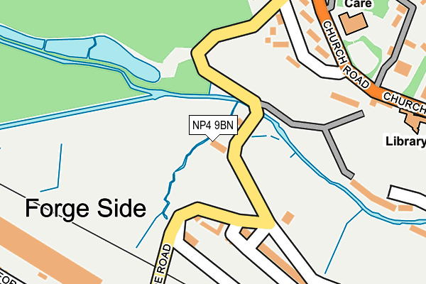 NP4 9BN map - OS OpenMap – Local (Ordnance Survey)