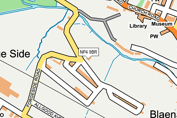 NP4 9BR map - OS OpenMap – Local (Ordnance Survey)