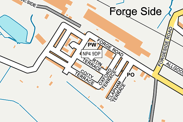 NP4 9DP map - OS OpenMap – Local (Ordnance Survey)