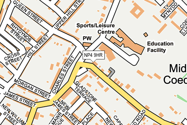 NP4 9HR map - OS OpenMap – Local (Ordnance Survey)