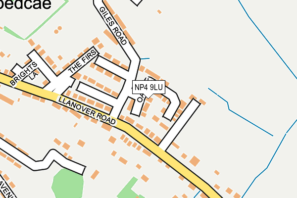 NP4 9LU map - OS OpenMap – Local (Ordnance Survey)