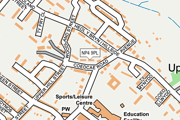 NP4 9PL map - OS OpenMap – Local (Ordnance Survey)