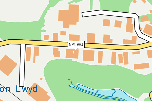 NP4 9RJ map - OS OpenMap – Local (Ordnance Survey)