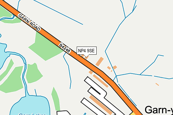 NP4 9SE map - OS OpenMap – Local (Ordnance Survey)