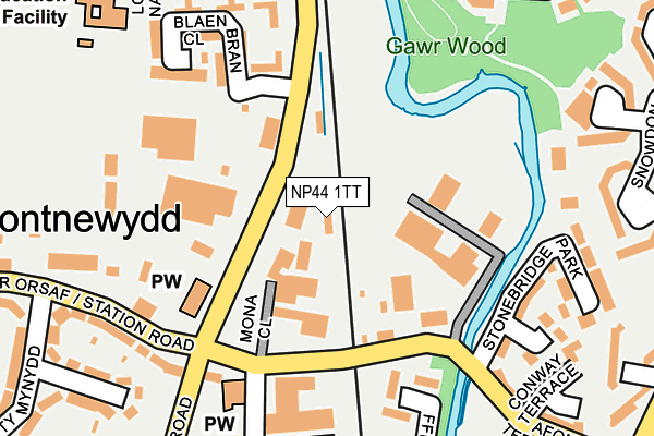 Map of AVONDALE PROPERTY DEVELOPMENT LTD at local scale