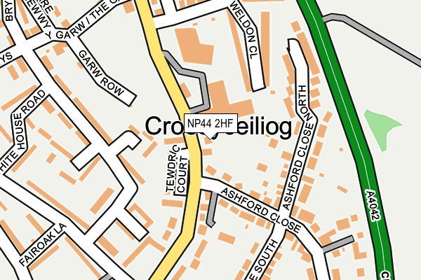 Map of TWO COUNTIES CRECHE C.I.C. at local scale