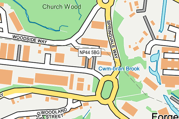 Map of CWMBRAN TRAVEL LIMITED at local scale