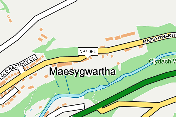 NP7 0EU map - OS OpenMap – Local (Ordnance Survey)