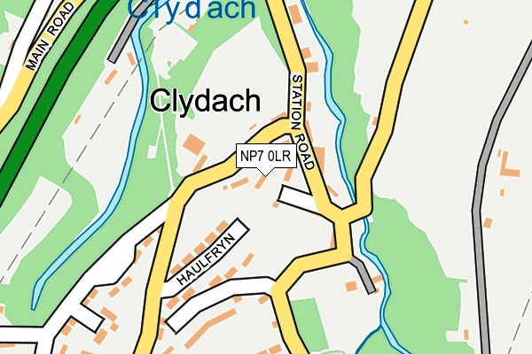 NP7 0LR map - OS OpenMap – Local (Ordnance Survey)