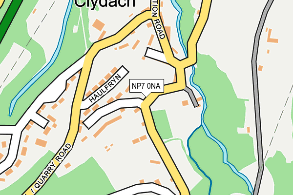 NP7 0NA map - OS OpenMap – Local (Ordnance Survey)
