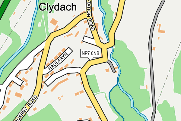 NP7 0NB map - OS OpenMap – Local (Ordnance Survey)