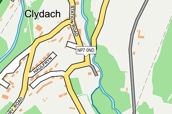 NP7 0ND map - OS OpenMap – Local (Ordnance Survey)