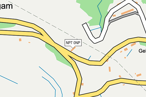 NP7 0NP map - OS OpenMap – Local (Ordnance Survey)