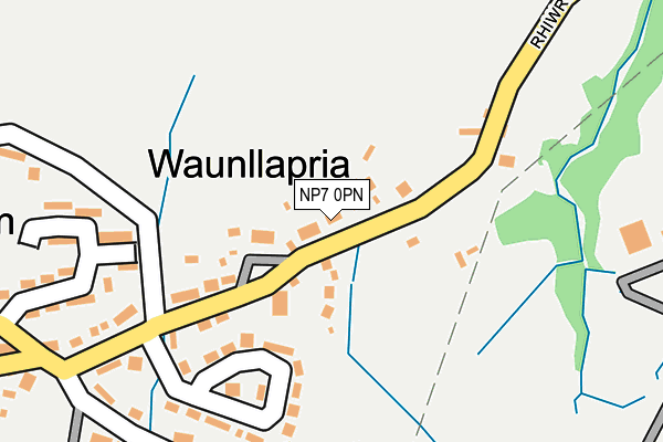 NP7 0PN map - OS OpenMap – Local (Ordnance Survey)