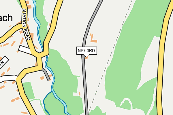 NP7 0RD map - OS OpenMap – Local (Ordnance Survey)