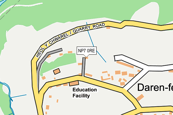 NP7 0RE map - OS OpenMap – Local (Ordnance Survey)