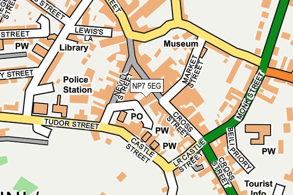 NP7 5EG map - OS OpenMap – Local (Ordnance Survey)