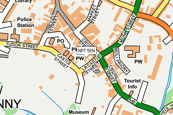 NP7 5EN map - OS OpenMap – Local (Ordnance Survey)