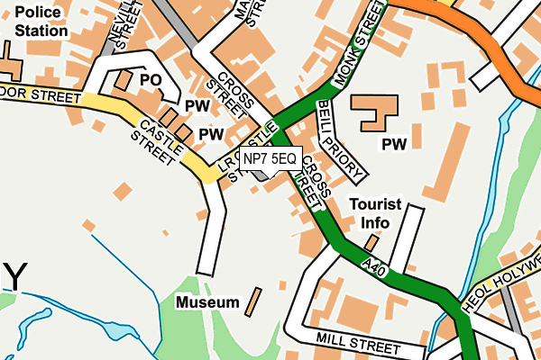 NP7 5EQ map - OS OpenMap – Local (Ordnance Survey)