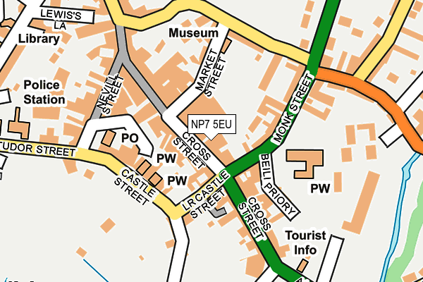 NP7 5EU map - OS OpenMap – Local (Ordnance Survey)