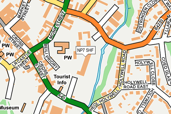 NP7 5HF map - OS OpenMap – Local (Ordnance Survey)
