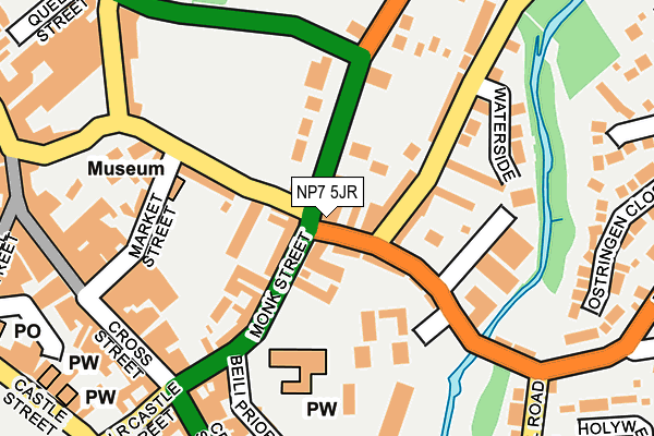 NP7 5JR map - OS OpenMap – Local (Ordnance Survey)