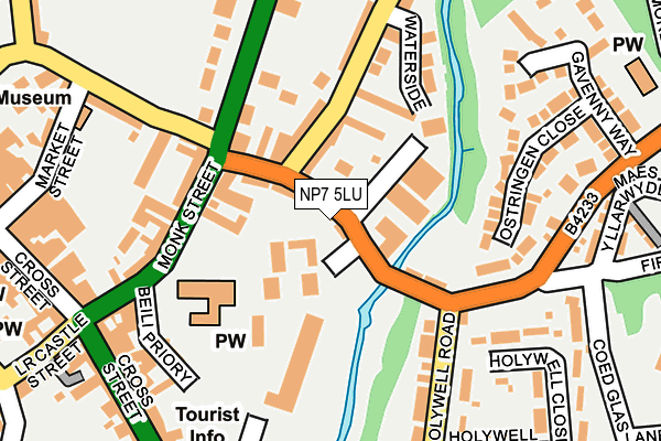 NP7 5LU map - OS OpenMap – Local (Ordnance Survey)